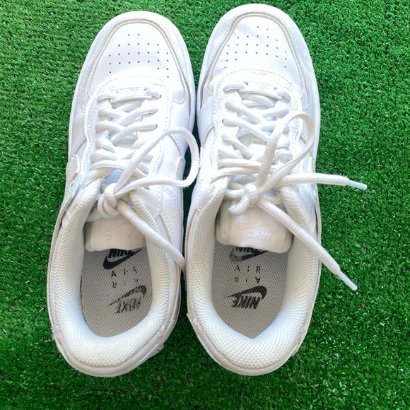 Nike Air Force 1 Shadow Triple White Sneakers Shoes CI0919-100 Size 7.5 X-13 - Picture 1 of 10